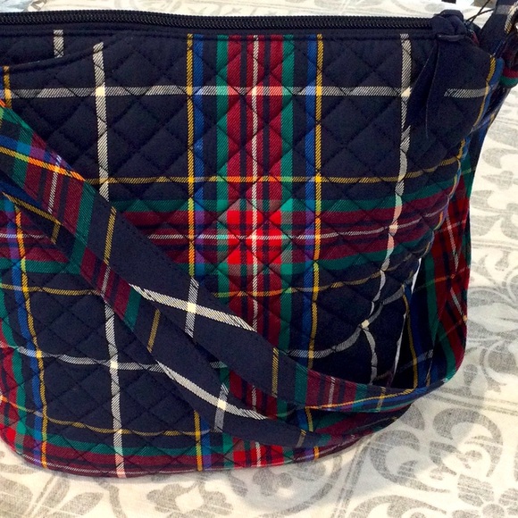 Vera Bradley Plaid Crossbody Bag with Scottie Dog Design - Picture 3 of 10